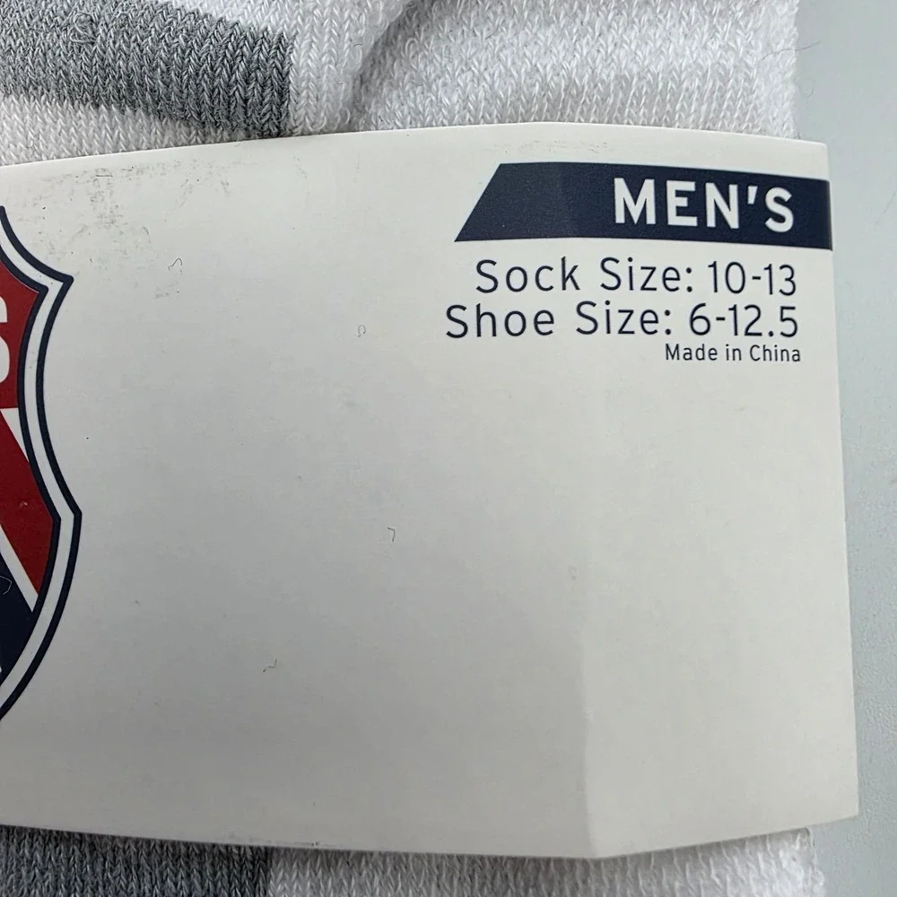 K-Swiss Mens Low Cut Performance Socks 6 Pairs White Black Grey Size 10-13 New